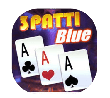 3Patti blue game logo