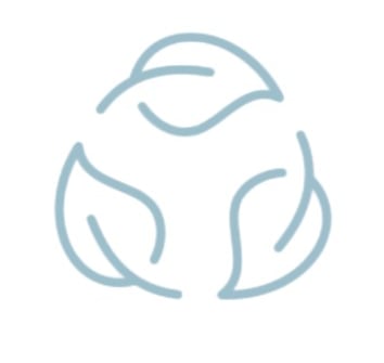 Icône de recyclage symbolisant la revalorisation des matières et l’upcycling