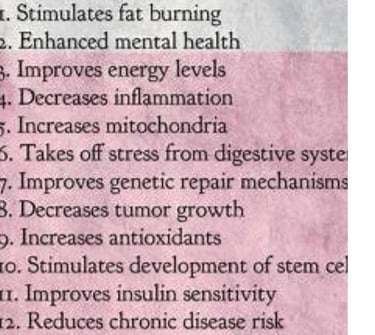 effect of fasting