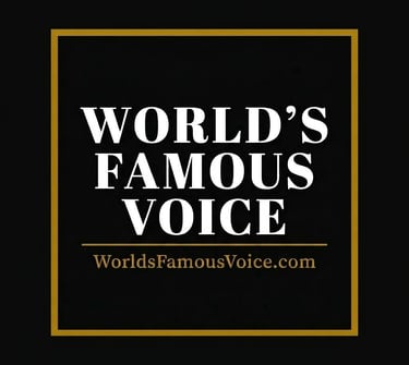 Book Directly: WorldsFamousVoice.com
