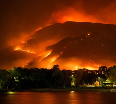 the image of wildfire