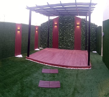 مظلات الحدائق والمنازل 