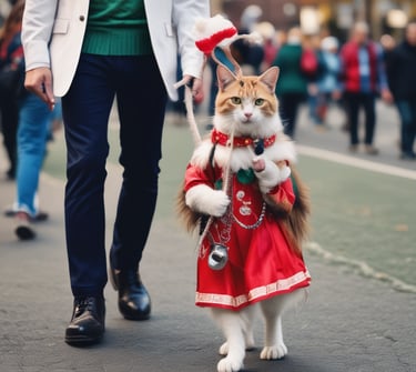 Cat in costume