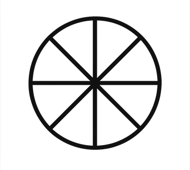 Roue chamanique, symbole d’énergie, transformation et spiritualité