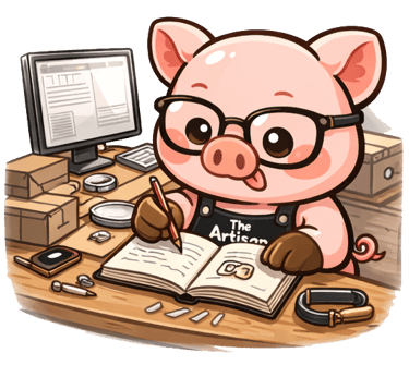 Milo & Lyra, whimsical silver mascots from The Artisan Lab Designs keepsake collections