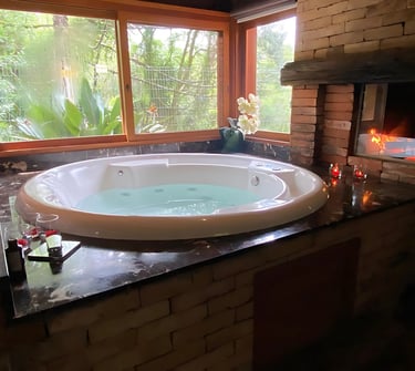 Banheira Maxifibras da Sul Piscinas instalada em residência