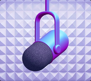 a microphone with a microphone attached to it