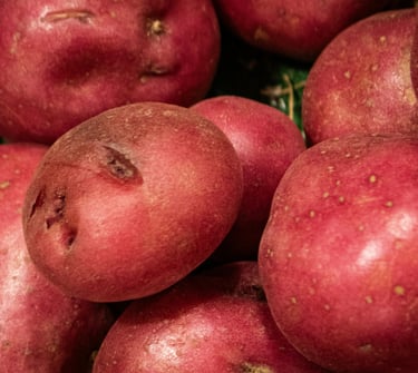 bunch of red potatoes