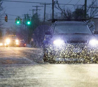 Driving in Hail or Thunderstorms