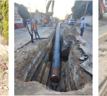 Instalación De Tuberia De 30" En Camisa De Acero Existente Longitud 700m