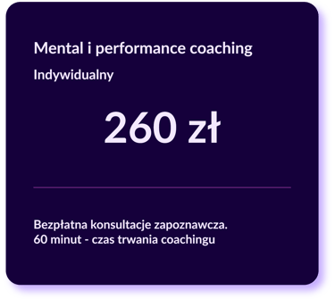 Mental i performance coaching
