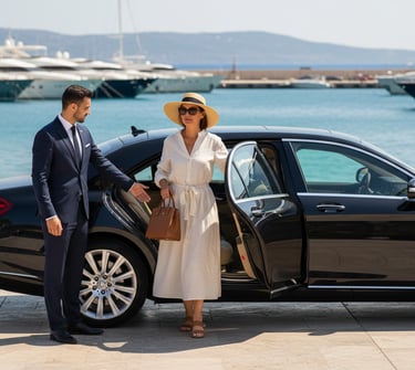 Luxury Sedan For Private Road Travel