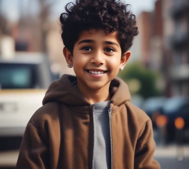 woman in black blazer with brown hair