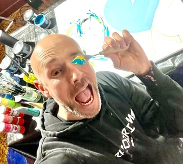 Photo portrait artiste peintre Tiwan Antoine Charlet