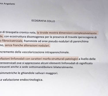 Esame Ecografico Settembre 2025