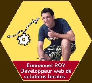 Je suis ROY Emmanuel, fondateur de info-arts-media et créateur de solutions web orientées utilité locale.