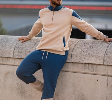casual tracksuits, sweat suits