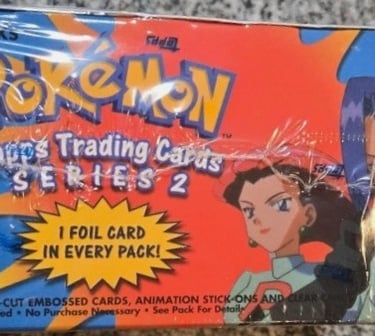 Display Topps Pokémon series 2 US côté droit