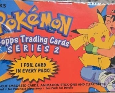 displayTopps Pokémon series 2 US coté gauche
