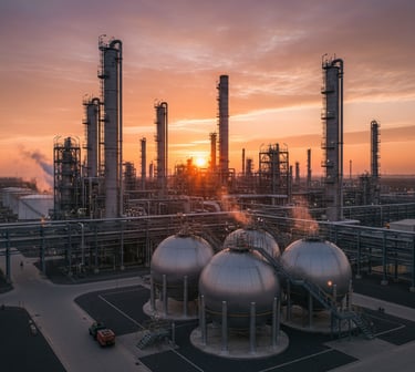 Industrial chemicals manufacturing facility