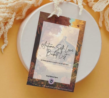 Autumn Self-Love Bucket List