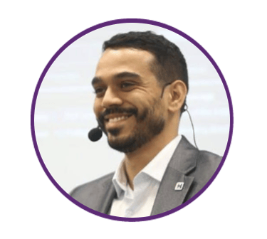 a man with a headset and a microphone