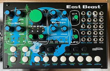 Cre8audio East Beast, Analogue semi-modular synthesizer.