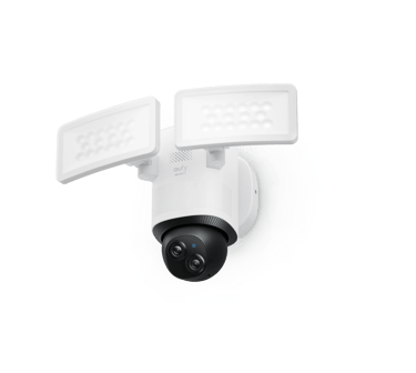 Camera de surveillance projecteur double objectif motorisé