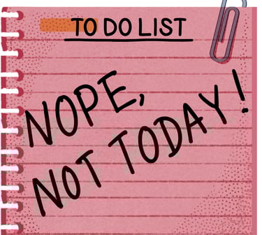 A not to do list