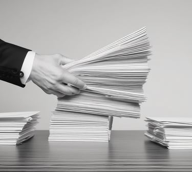 manos con un contrato