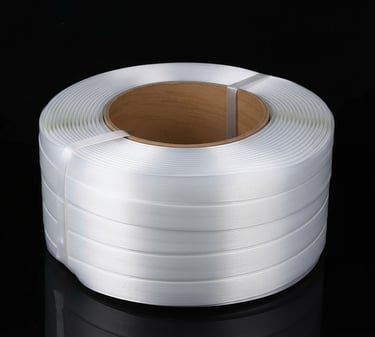 Ventora composite cord strap securing heavy industrial pallets