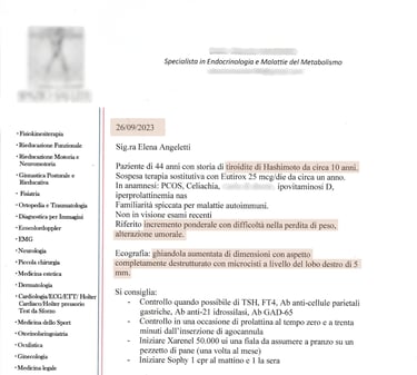 Esame Ecografico Settembre 2023