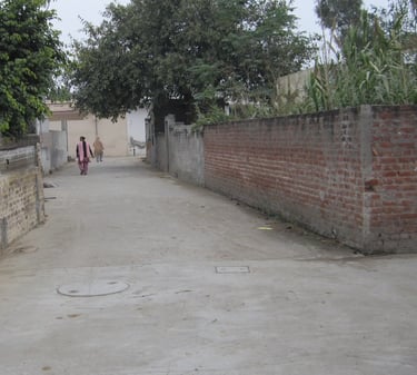 Well paved streets constructed 