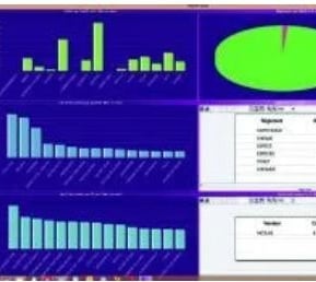 Tableau de bord de caisse enregistreuse avec statistiques de ventes