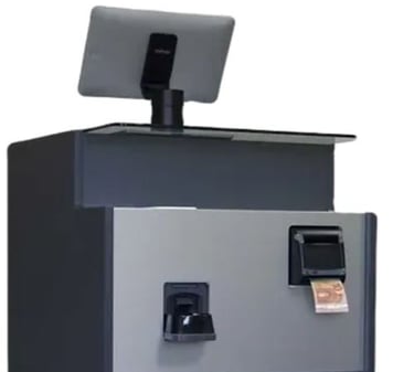 Monnayeur automatique 5R avec écran pour encaissement rapide et sécurisé