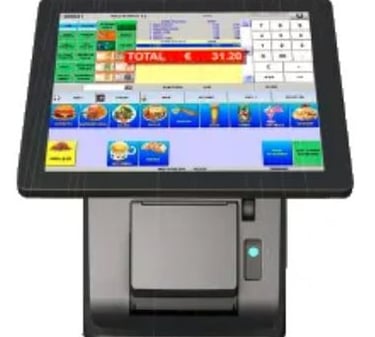 Système d’encaissement complet avec écran tactile et ticket de caisse