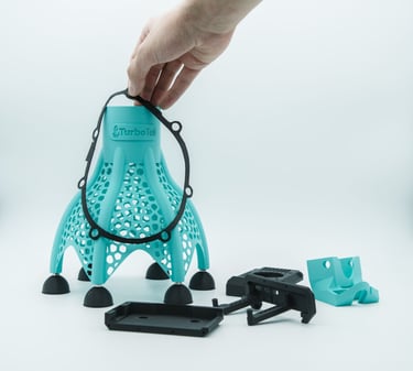 verschiedene Bauteile aus dem 3d drucker