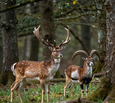 Sleek dark-themed luxury distribution warehouse with golden accents and ambient lighting.