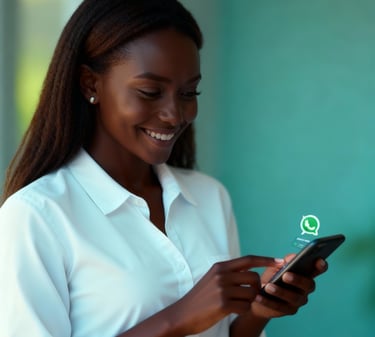 respostas rápidas, apoio gratuito, linguagem acessível e suporte direto via WhatsApp para acadêmicos