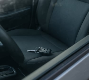 Key locked inside car