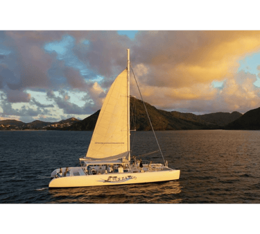 sunset cruise is St Lucia 