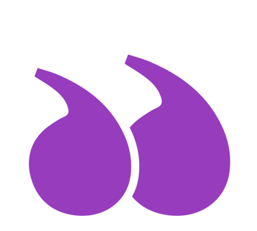 ponctuation fermé violet