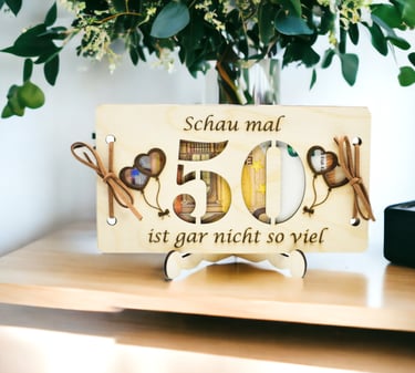 Handgemachtes Geschenk zum Geburtstag
