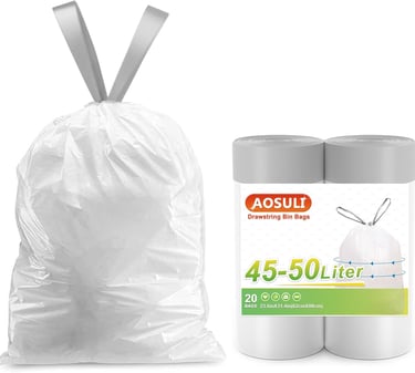 a bag of white paper towels and a bag of toilet paper towels