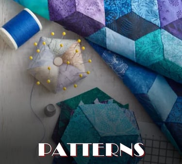 Sewing Notions, Thread and Hexagon EPP