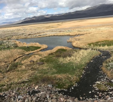The Poetry of nature at at Eagleville Hot Springs