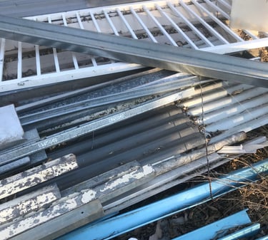 roofing fencing scrap metal