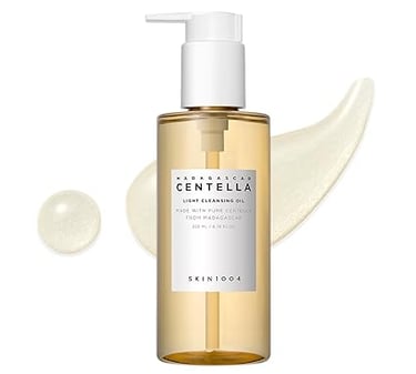 SKIN1004 Madagascar Centella Light Cleansing Oil 6.76 fl.oz, 200ml | Gentle Oil Cleanser for Face, K
