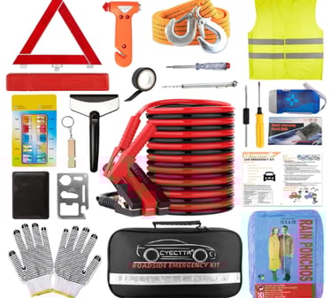 Car Roadside Emergency Kit