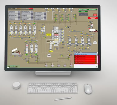 SCADA vizualizacijos programavimas
